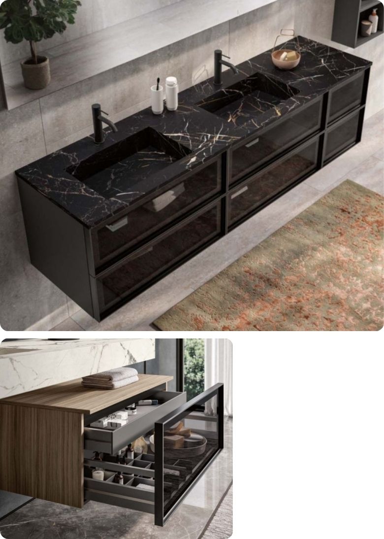Mobili e top bagno a Padova - Nuova Sartore Marmi